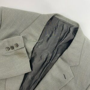 Brioni Sport Coat Jacket Mens 44R Gray Green Palatino Cashmere Italy Old Money‎